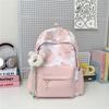 Summer schoolbag female junior high school student Japanese ins large-capacity backpack outdoor lightweight niche computer bag