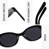 Women's sunglasses, fashionable T-shaped oval sunglasses