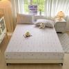Striped Bed Sheets Set Fitted Sheet Non Slip Bedspread With Elastic Band Mattress Cover Double Bed Sheets Christmas Gifts