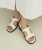 Gisse Genuine Leather Kyle T-Strap Sandals Gis-46256