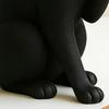 Black Cat Model, Mini Cat Shape Ornament, 3D Printed Matte Black Decorative Figurine for Desktop Entrance Hall Bedroom