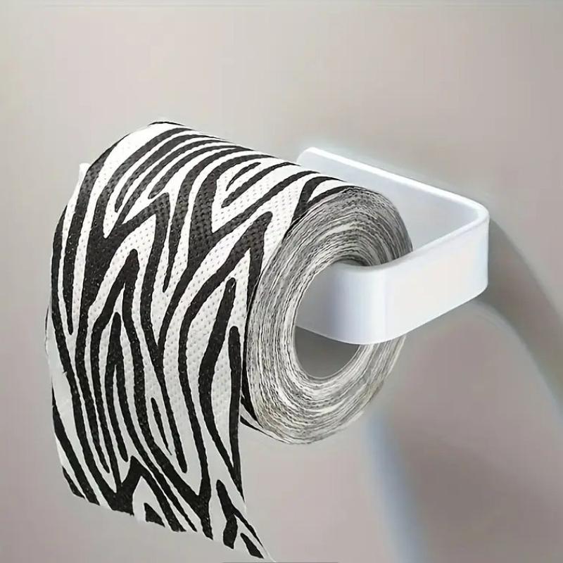 Self-Adhesive Towel Rack Wall Mounted Bathroom Items Bathroom Towels Holder Hanger Without Punching Toilet Paper Holder