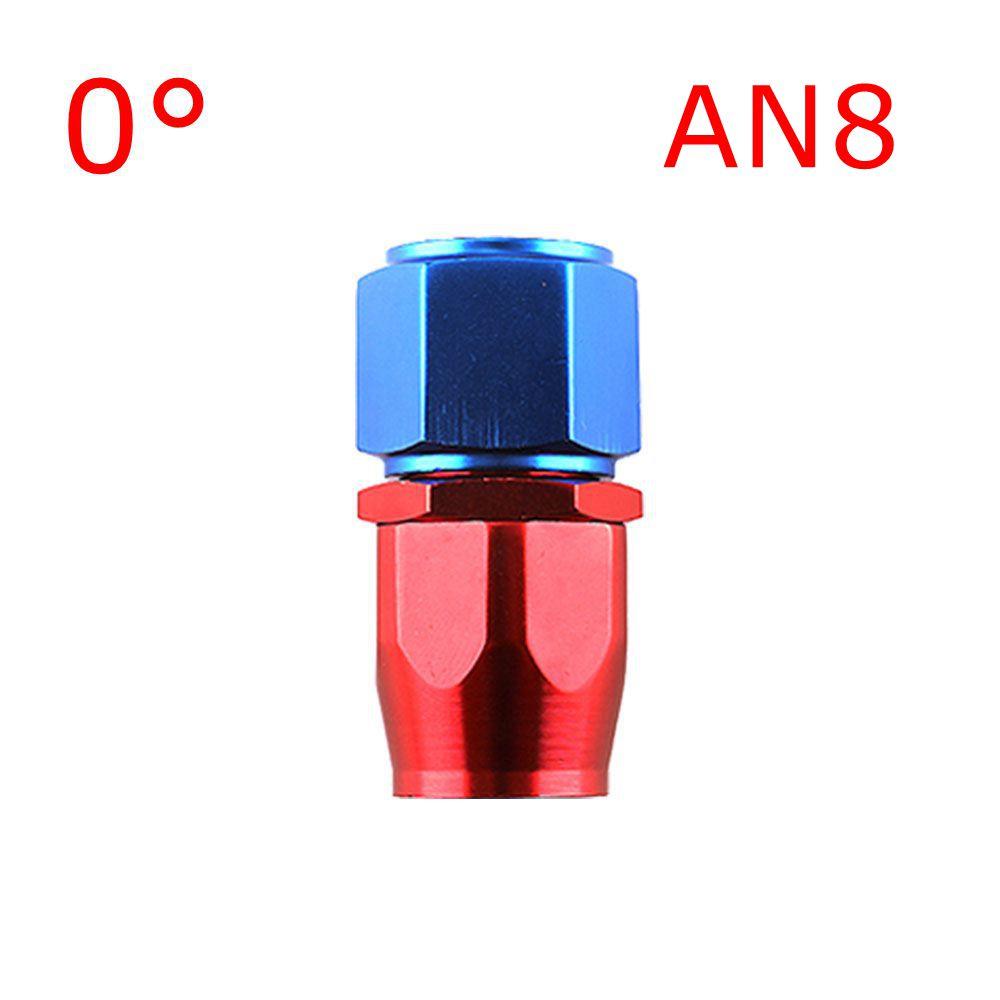 Universal AN4/AN6/AN8/AN10/AN12 Straight 0°/45°/90°/180° Degree Oil Fuel Swivel Hose End Fitting CPE Oil Hose End Adaptor Kit