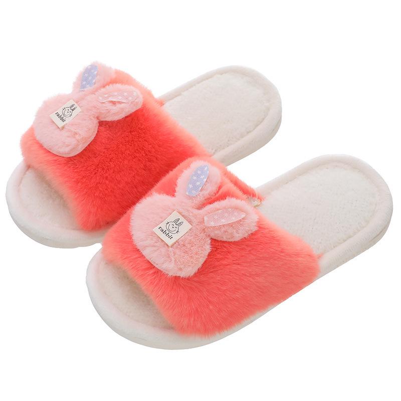 Winter Soft-Soled Cotton Slippers for Toddlers and Girls – Warm Plush Comfort