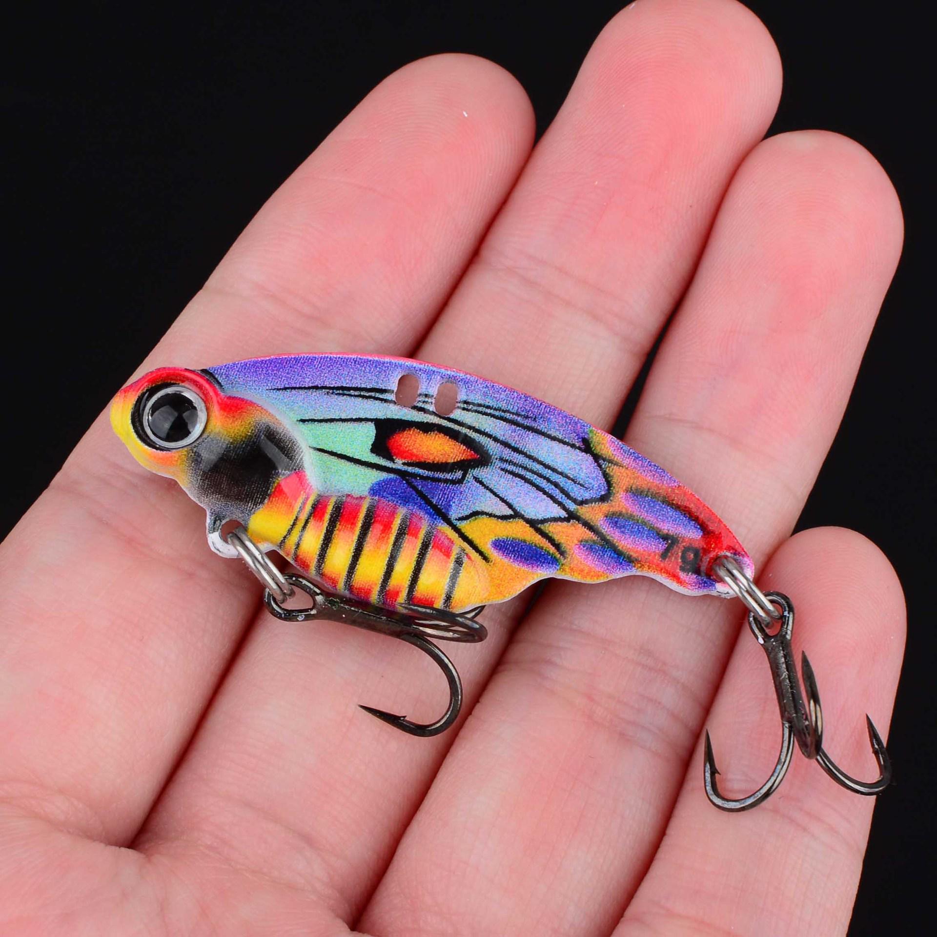 

Butterfly Metal VIB Fishing Lure: Long Cast & Strong Vibration, 7g/15g Bionic Design. 7g