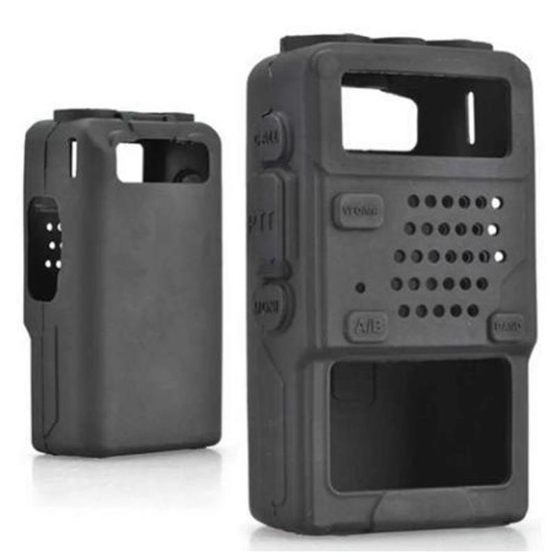 Capa de Silicone Ergonômica Macia com Proteção de Silicone de Corte Preciso Instala Facilmente Tampa de Silicone Removível para BF-UV5R