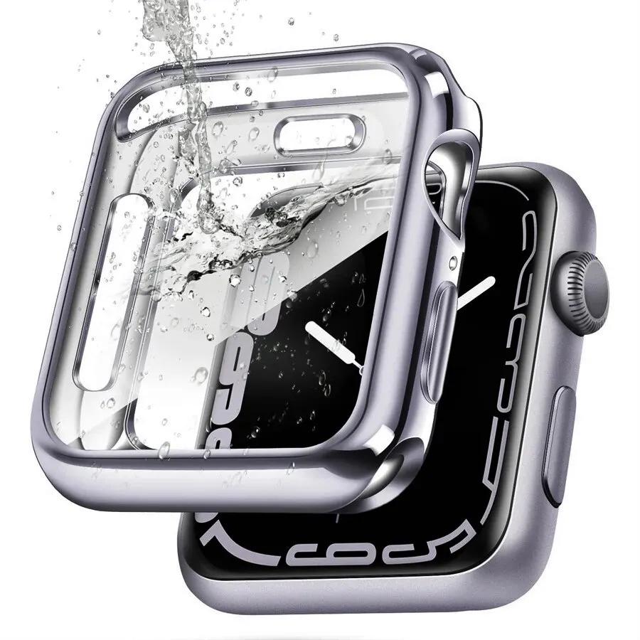 TPU Cover for Watch Case Series 9 8 7 6 5 4 3 SE 41mm 45mm 42-44mm-40mm Screen Protector Accessories for Watch Band