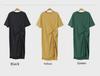 Casual Summer French 2025 Loose Skirt Dress Large Size Long Tshirt Style