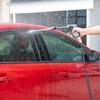 High-Pressure Car Wash Gun Set with Metal Extension and Rubberized Handle