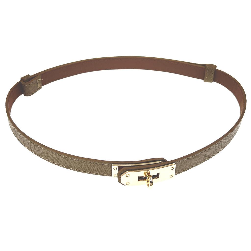 Neue Mode Retro Echtes Leder Einstellbare Gold Schnalle Gürtel Frauen Dünne Rindsleder Gürtel Weibliche Jeans Kleid Bund