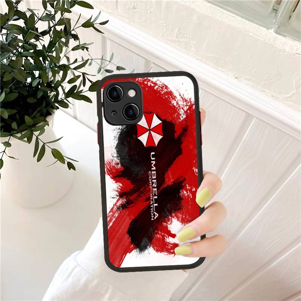Horror Movie U-Umbrella C-Corporation Phone Case for iPhone 14 11 12 13 Mini Pro Max 8 7 Plus XS MAX Translucent Matte Cover