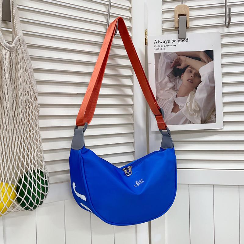 Trendy 2024 Unisex Large Capacity Dumpling Bag Casual Nylon Gym Shoulder Bag