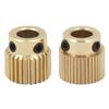Brass Gear Rotable Extruder Wheel Universal Portable Drive Gear Resuable Brass Fitting 40