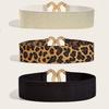 Buckle Romantic Heart Elastic Waist Belt Women Stylish Spring Enhancer Outfit