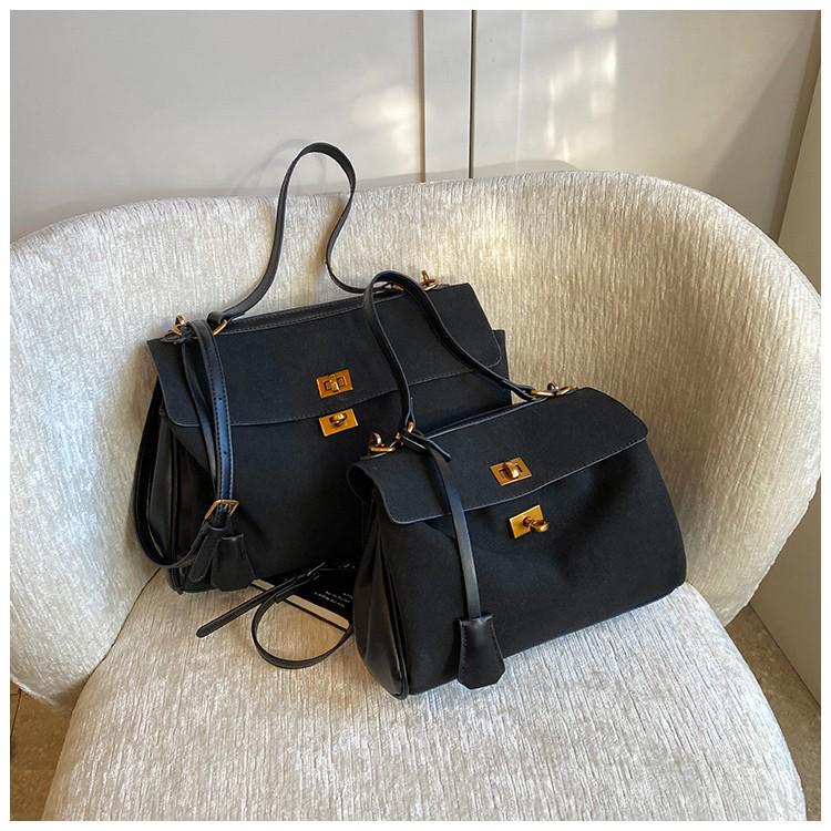 

2025 Trendy Women s Large Capacity Crossbody Tote - High-End Fashion for Commuting and Outings Small