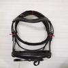 Beautiful Leather Padded Comfort Bridle with Black Colour Stone & Padding Dressage Bridle for Horses.