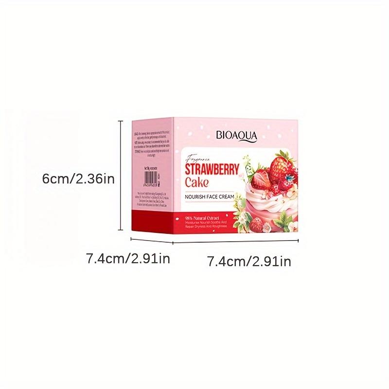 Strawberry Cake Nourishing Face Cream Deep Moisturizing Hydrating Tender Skin Remove Pigmentation Dullness Skin Care 100g