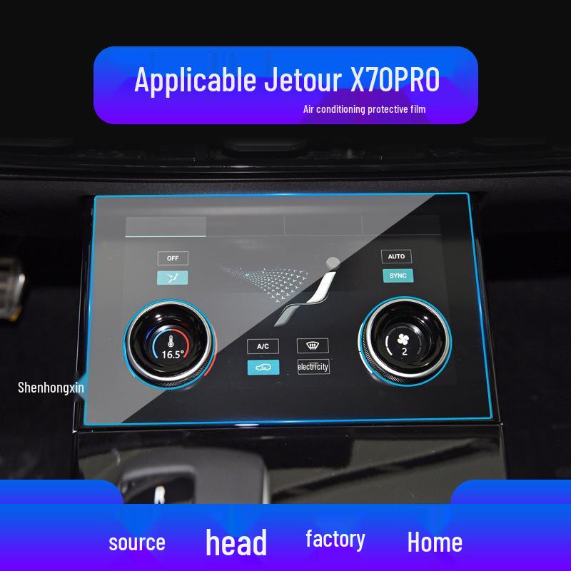 Compatible Jetour X70M/X70PRO/S Tempered Film Center Console Protective Car Interior Accessories for 25 Models