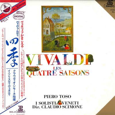 LP Record ANTONIO VIVALDI CLAUDIO SCIMONE I S - Les Quatre Saisons REL8 ERATO 1983 Japan Obi Classical Used