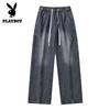 PLAYBOY Men's Loose Straight Casual Jeans