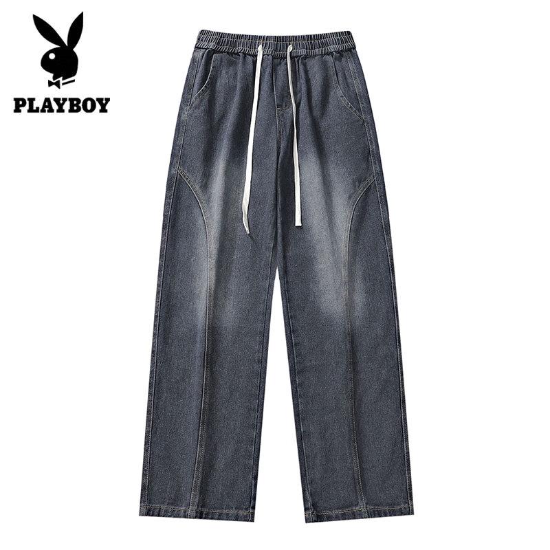 PLAYBOY Men's Loose Straight Casual Jeans