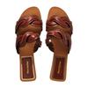 Where's That From Womens/Ladies Braided Casual Flat Sandals