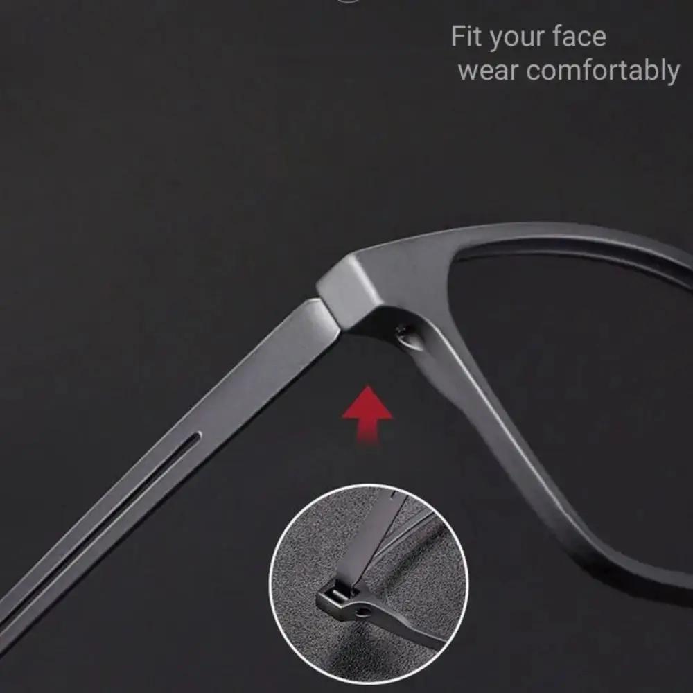 Blaulichtblockierende Anti-Blaulicht-Lesebrille Augenschutz Ultraleicht Weitsichtigkeitsbrille Reintitan Sport