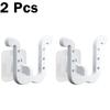 2/4pcs Slipper Hooks Bathroom Wall Mounted Punch-Free Slipper Racks Self-Adhesive Storage Rack Organizer Slipper Shoes Storage