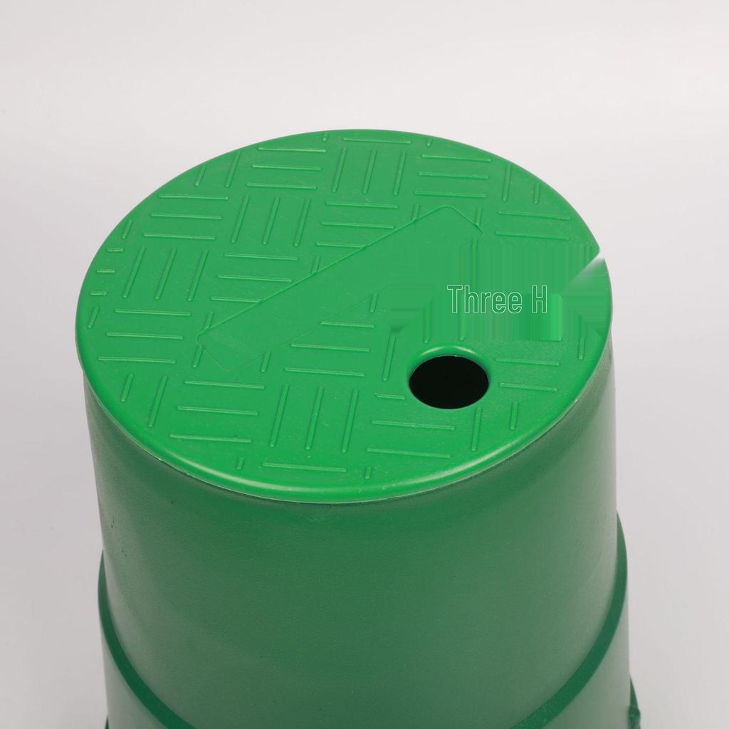 Raised Plastic Water Intake Valve Box for Solenoid Valves - Sizes: 6", 10", 12", 14" (VB708, 910)