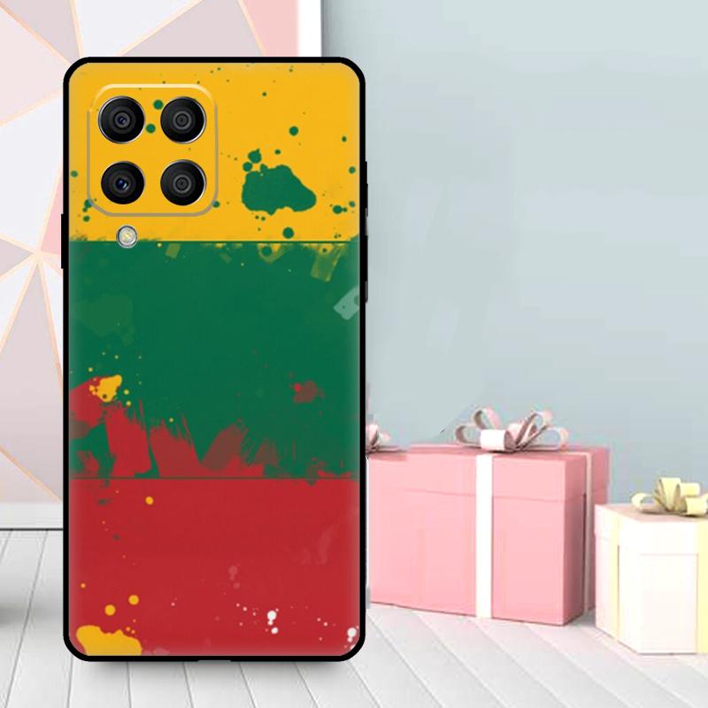 Fashion Lithuania Flag Case For Samsung Galaxy M16 M31 M21 M13 M33 M53 M15 M35 M55 M36 M56 M12 M32 M52 M14 M34 M54