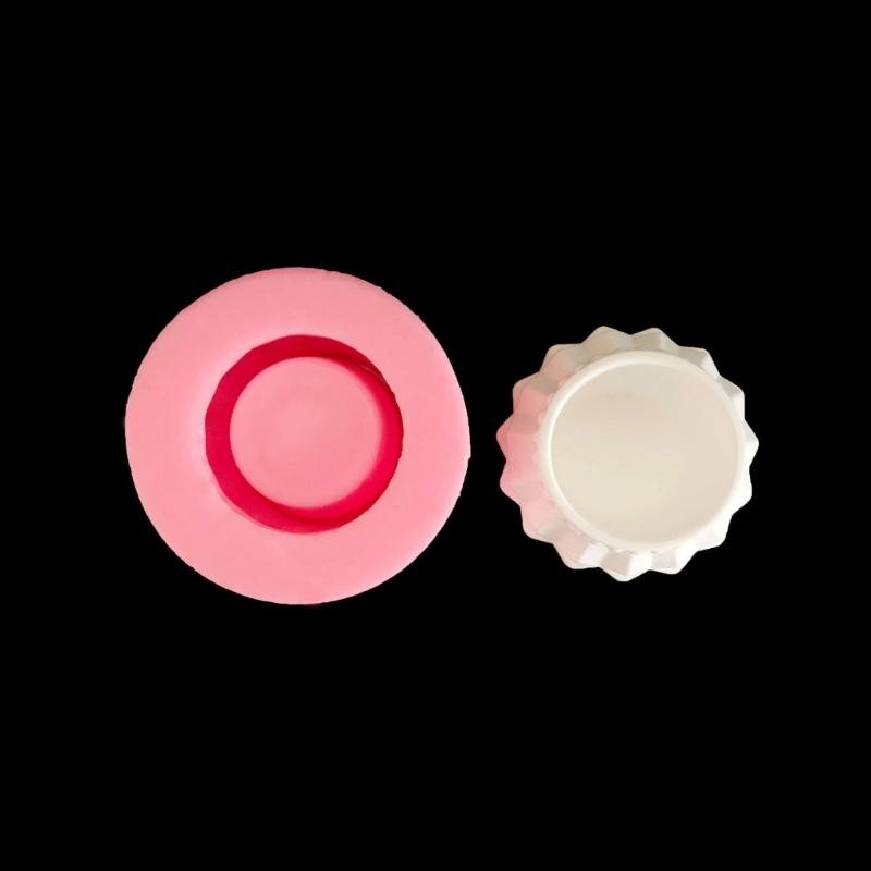 Resin Epoxy Candlestick Silicone Mold Candle Base Mould Candle Holders Casting Molds DIY Ornaments Tabletop Decoration