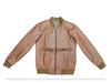 New Stylish Jacket Elegant Men's Genuine Lambskin Leather New Brown Handmade