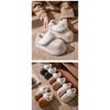 Thick Soled, Height Increasing, Removable and Washable Cotton Slippers for Women In Autumn and Winter, Velvet Waterproof Cotton Shoes for Women