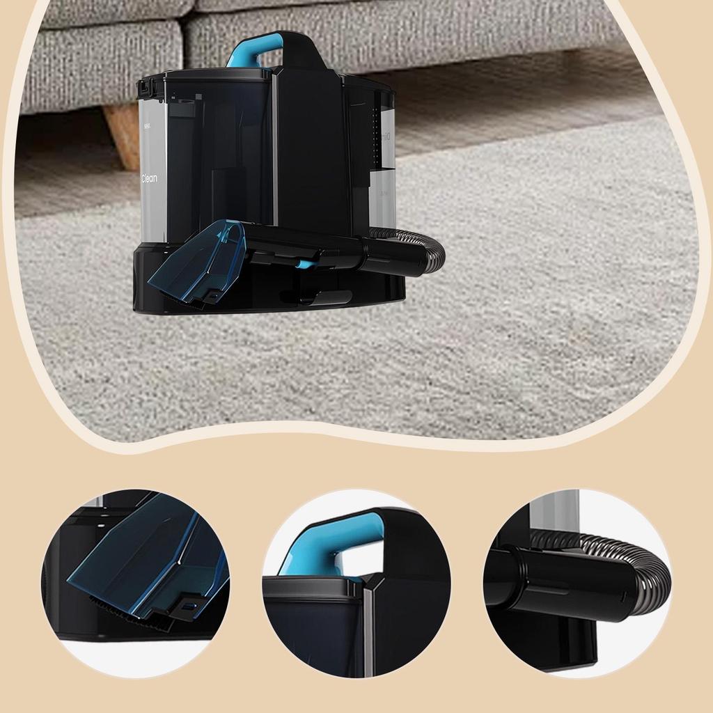 Carpet Cleaner Machine Practical Deep Stain Cleaning Upholstery Spot Cleaner Washing Machine for Curtains Carpets EU Adapter