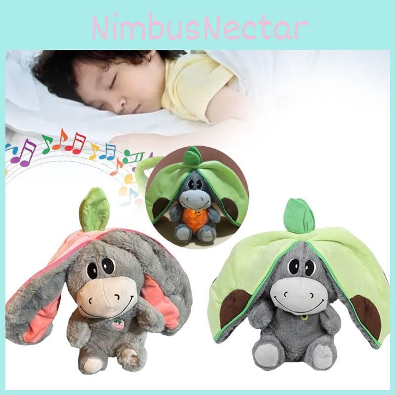 Lindring Angst Puste Avokado Jordbær Esel Plysjleketøy Barn Dukke Beroligende