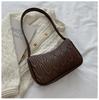 Pu Leather Fashion Ladies Shoulder Bag New Underarm Bag Solid Color Shoulder Small Square Bag Handbag Bolsos Para Mujer