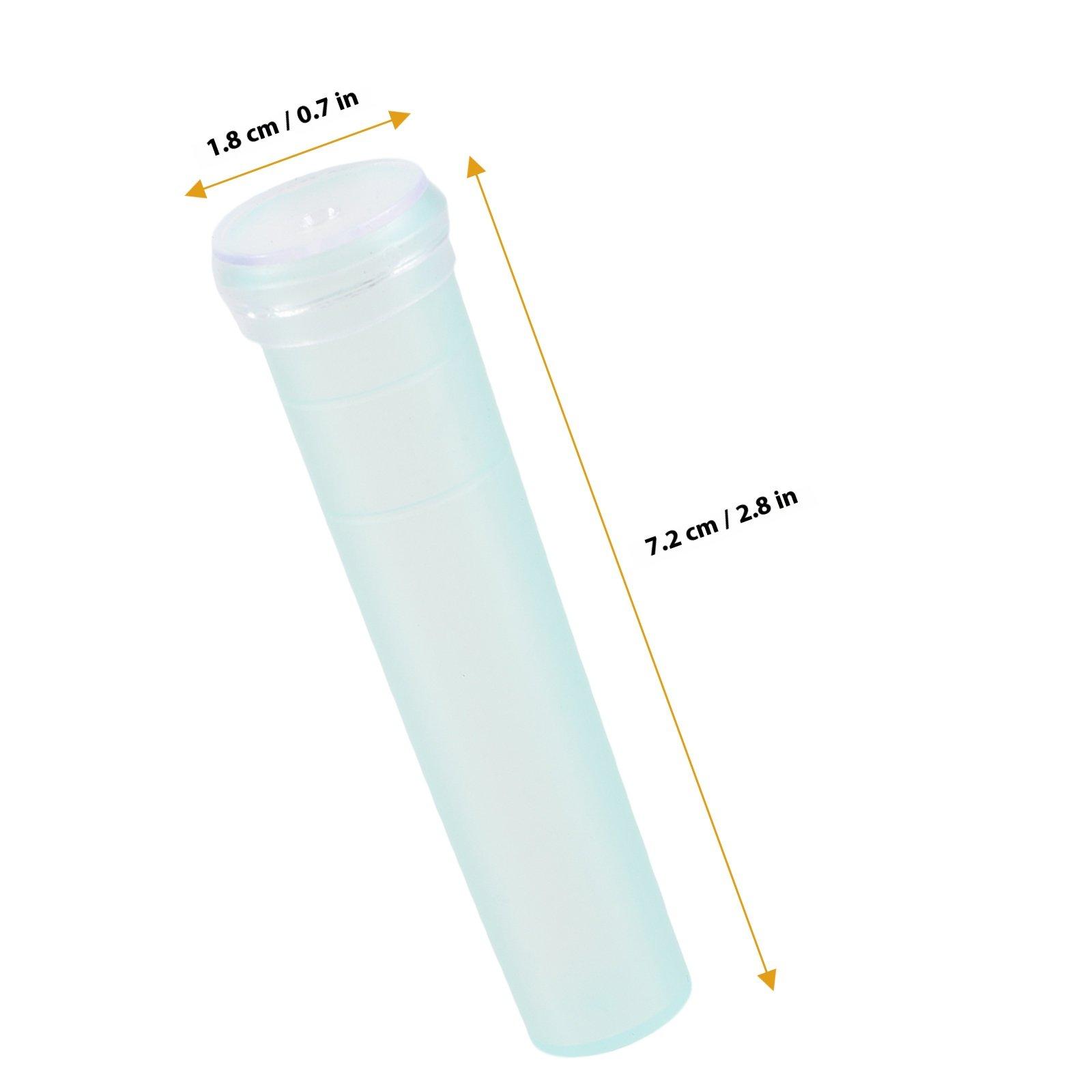 

20Pcs Leak Free Floral Water Storers Perfect for Preserving Cut Flowers in Arrangements 4.1x1.8cm Sky Blue Nutrition Culture Size 4