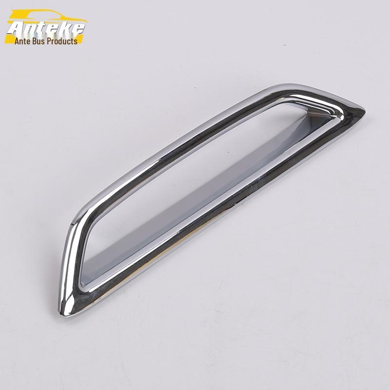 18 CHR Rückbremslicht Abdeckung Zierleiste - Galvanisierter Kofferraum Rücklichtrahmen Dekoratives Zubehör