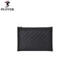 small checkered top-grain leather business clutch gdyb022-a