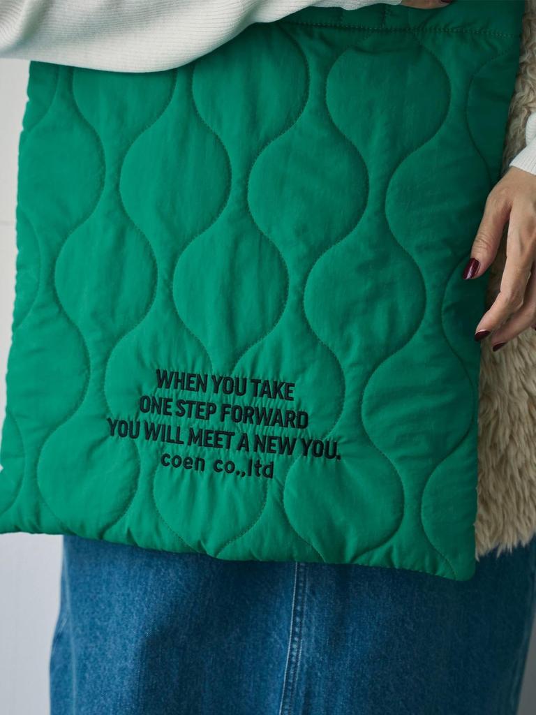 Torba typu tote z haftowanym logo 76816480305 7500 GRATIS [Coen] COBALT(75)