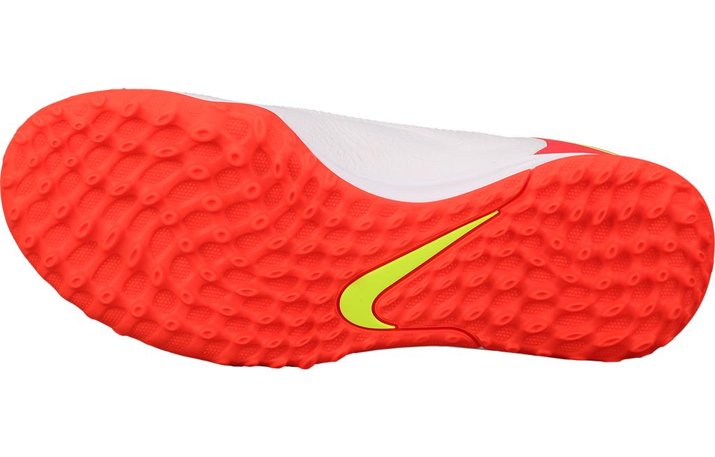 Nike Tiempo Legend 9 TF Academy Slip Resistant Cushioning Abrasion Resistant Low Top Kids' Soccer Shoes White Red Kids' DA1328-176