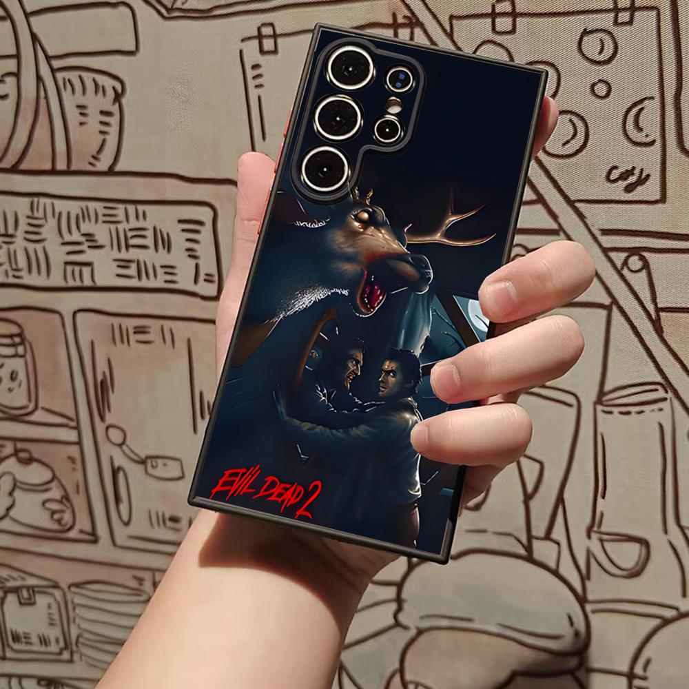Evil Dead Horror Movie Phone Case For Samsung S25 Ultra S23 S24 Fe S21 S22 Plus S23 Fe S24 Ultra S21 Fe Matte Cover
