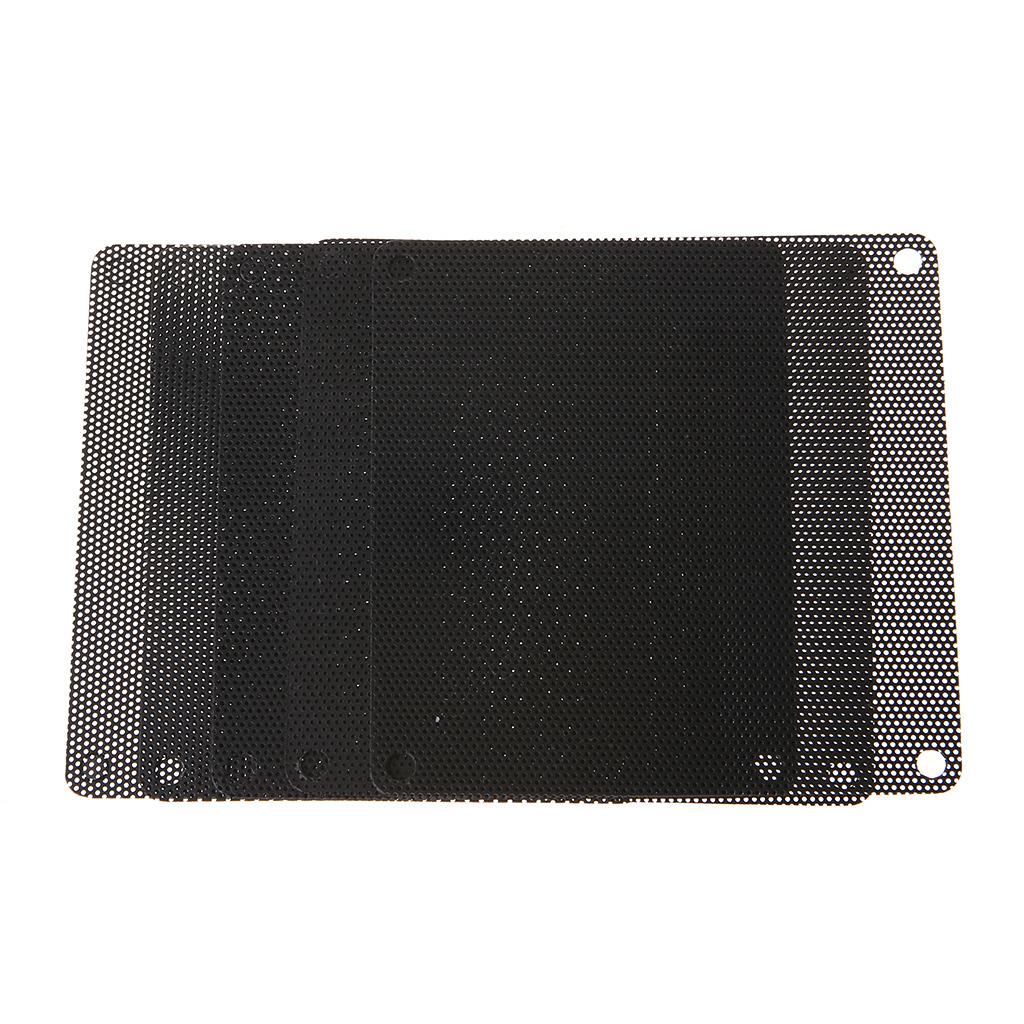 120mm Computer Chassis Filter Mesh PC for Case Fan Cooler Dustproof Cover PVC Filters 10 Pieces