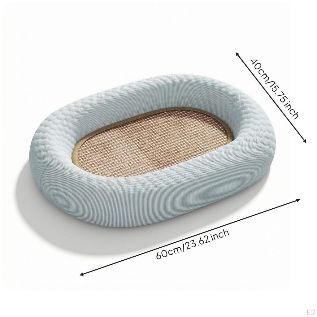 Cat Scratcher Comfortable Pet Bed Lounge Supportive for Cats