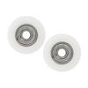 Greenhouse Door Wheels Replacement Kit,   Greenhouse Door Wheels Replacement Kit - Strong and  , 30mm Diameter, Complete with  S and Nuts