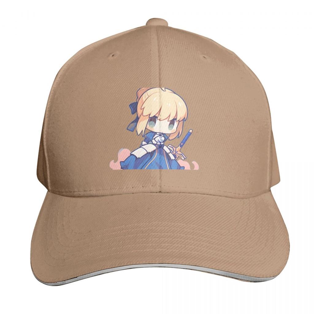 Saber FT Cute Anime Girl Chibi Style Baseball Cap Thermal Visor Beach Outing hats on offer party Hat Women Caps Unisexs