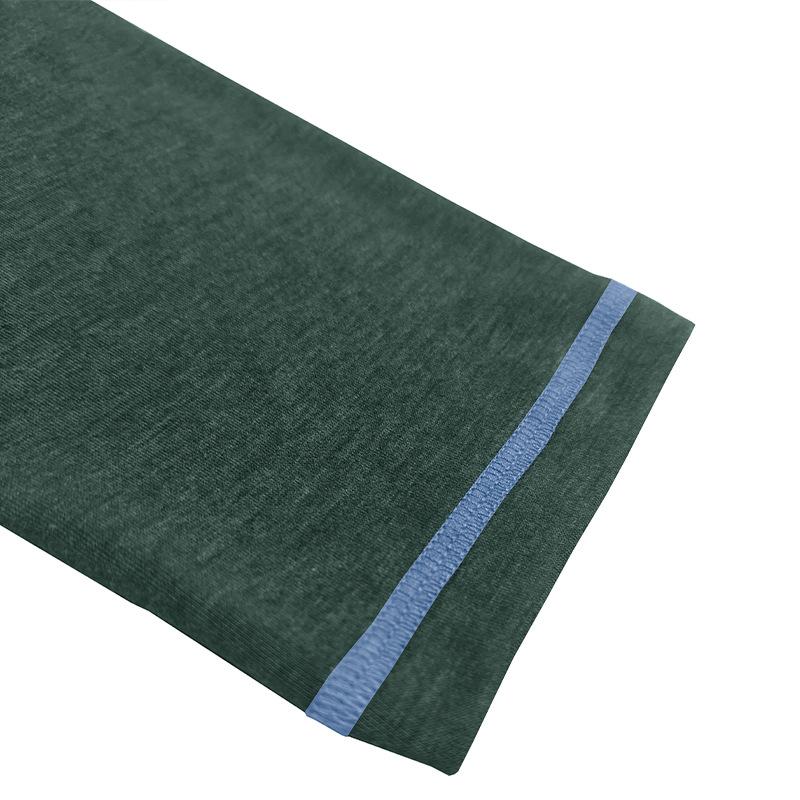 Příležitostné tričko s dlouhým rukávem přiléhavého střihu Slim-fit Henley top nadměrné velikosti pánské podzimní novinky