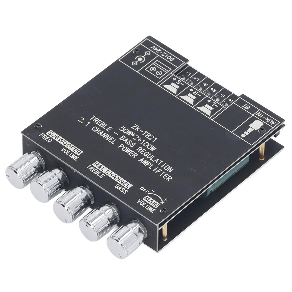 2.1 Channel BT Audio Power Amplifier Module DIY Wireless Speaker Digital Power Amplifier Board DC12‑