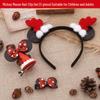 Christmas Party Set: Glasses, Headband, Hair Clips - Cartoon Gift for Kids' Birthdays