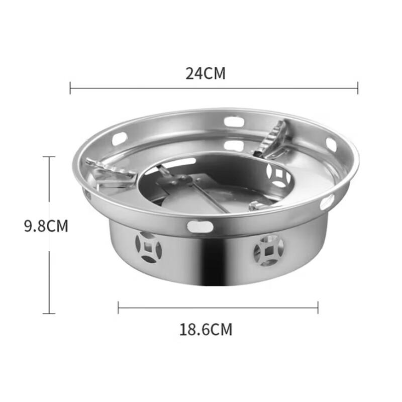 SPSR Palace Legend Windproof Stainless Steel Alcohol Stove